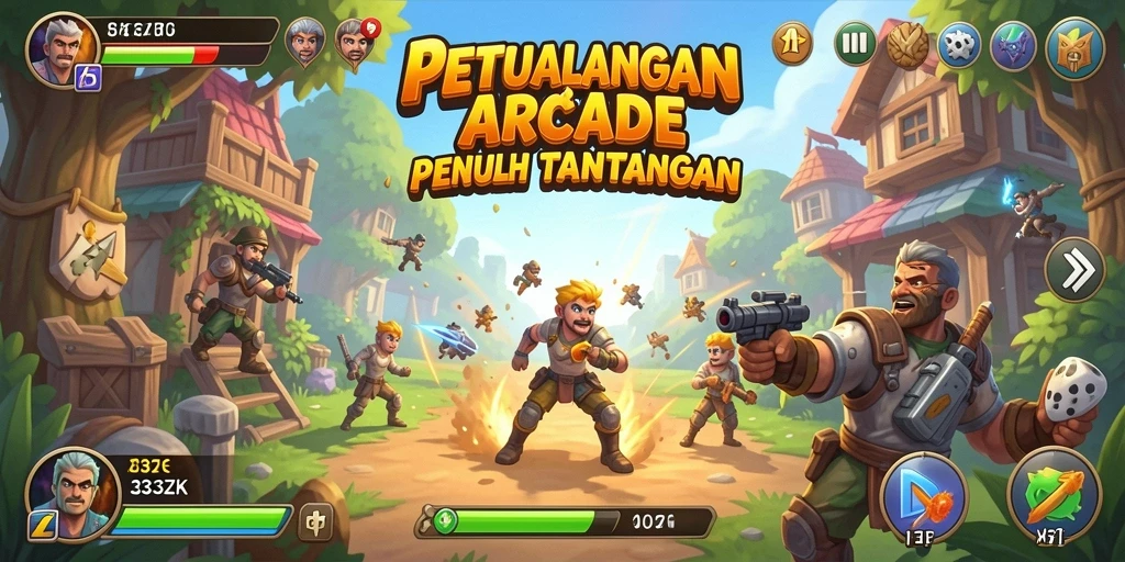 Screenshot dari gameplay seru 33ZK dengan aksi penuh tantangan.