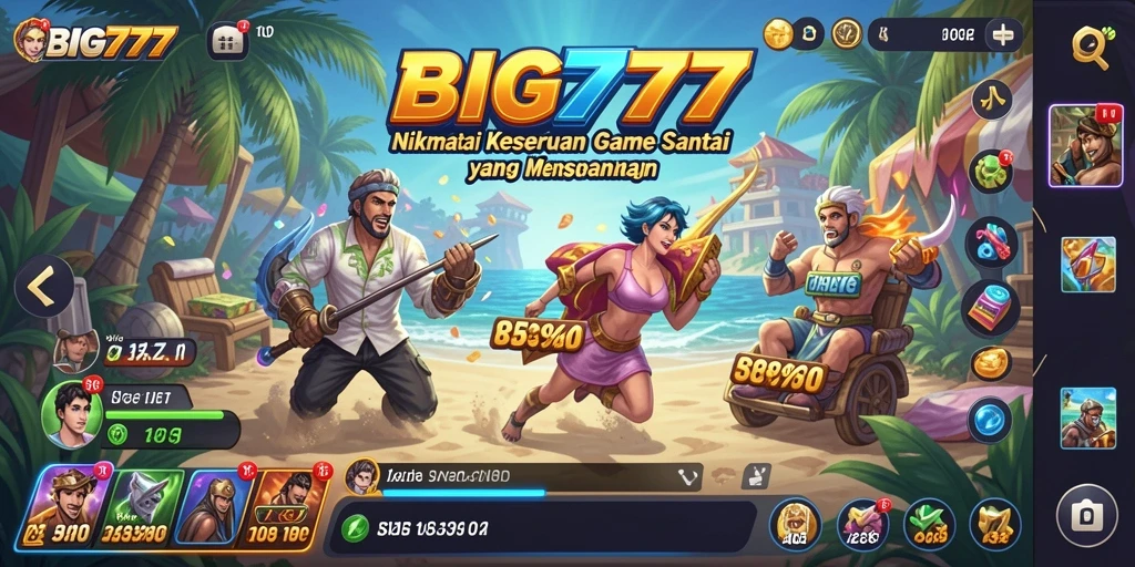 Tampilan menarik gameplay BIG777 yang menyenangkan dan menghibur.