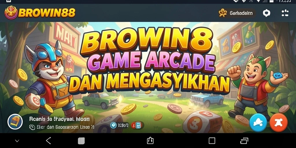 Tampilan gameplay seru dan interaktif di BROWIN88.