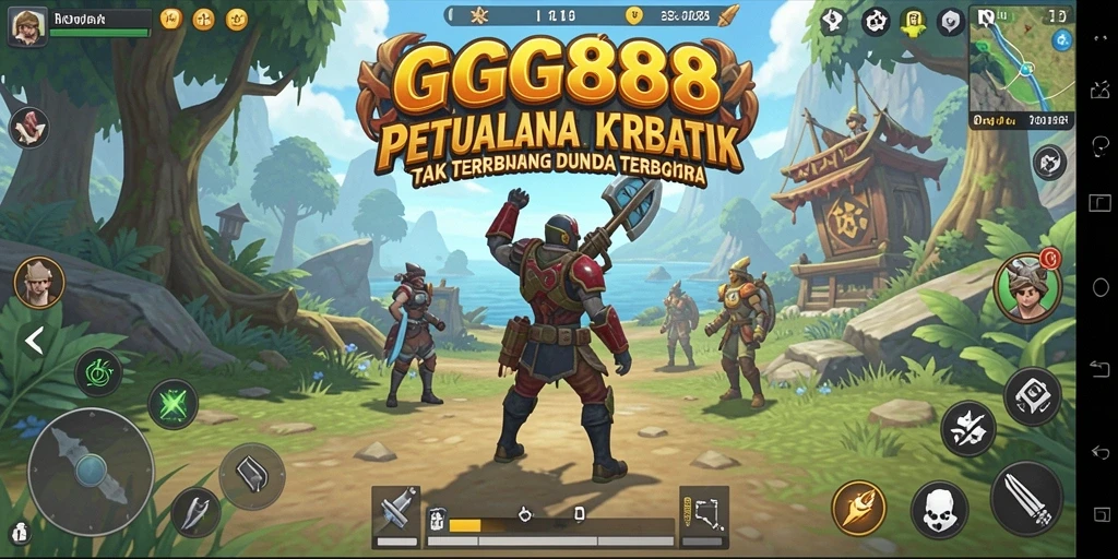 Tangkapan layar menunjukkan gameplay Open World yang mengesankan di GGG888.