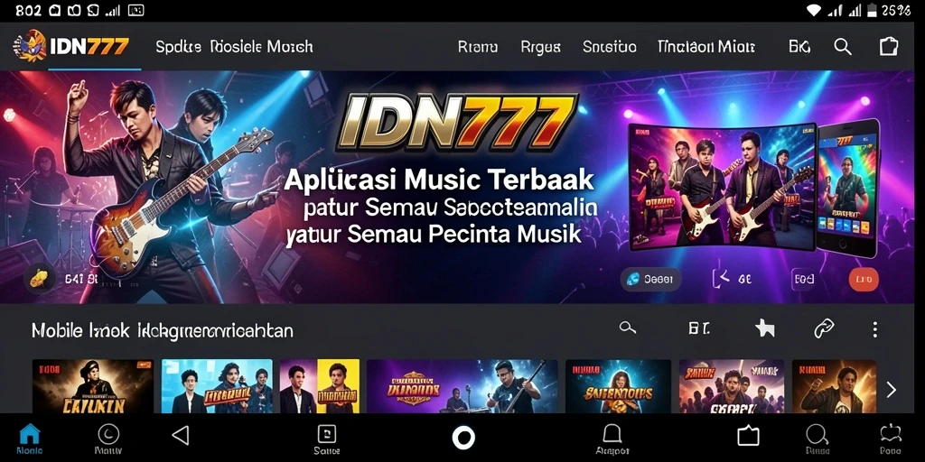 Tampilan gameplay <strong>IDN777</strong> dengan interaksi musik yang menarik dan menyenangkan.